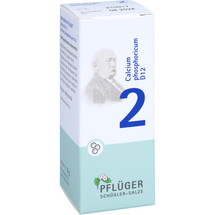 Pflüger Biochemie Nr.2 Calcium phosphoricum D12 Globuli, 15 g Globuli