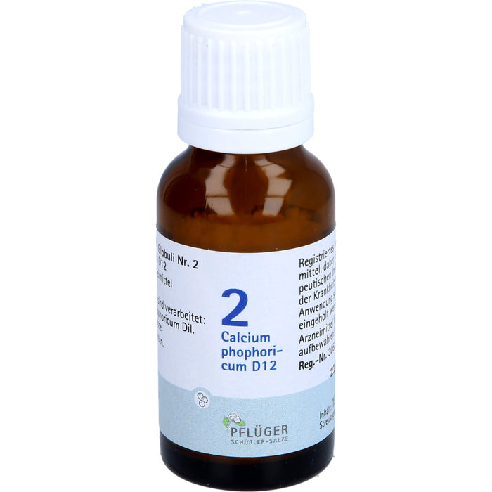 Pflüger Biochemie Nr.2 Calcium phosphoricum D12 Globuli, 15 g Globuli