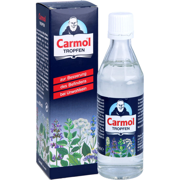 Carmol Tropfen zur Besserung des Befindens bei Unwohlsein, 80 ml Solution
