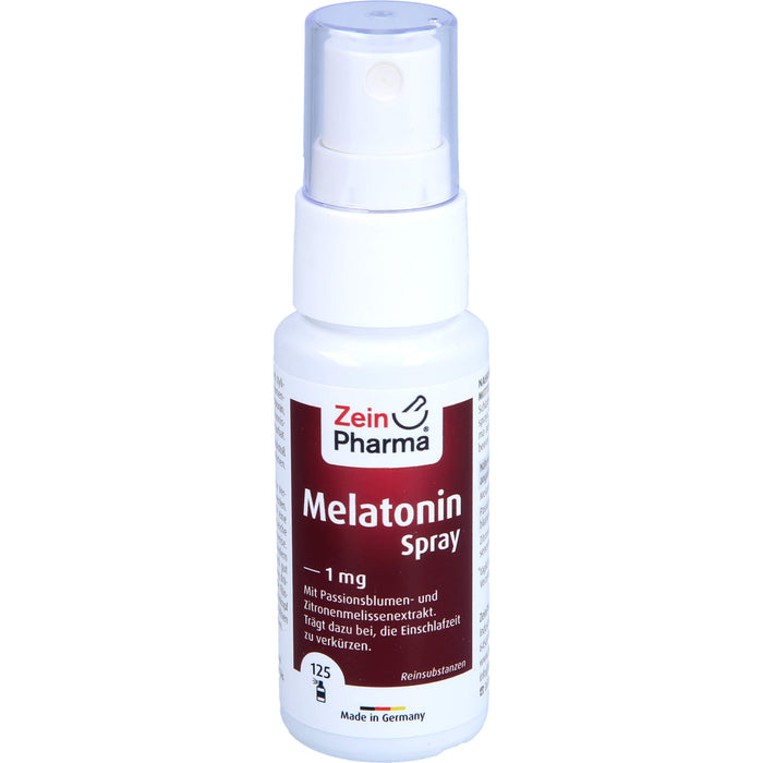 ZeinPharma Melatonin 1 mg Spray mit Johannisbeeren-Geschmack, 25 ml Solution