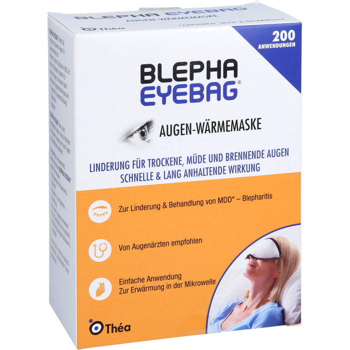 BLEPHA EYEBAG Augen-Wärmemaske Linderung für trockene, müde und brennende Augen, 1 pc Masques