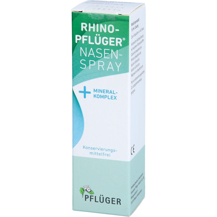 Rhino-Pflüger Nasenspray zur Pflege und unterstützenden Behandlung bei verstopfter Nase, 15 ml Spray