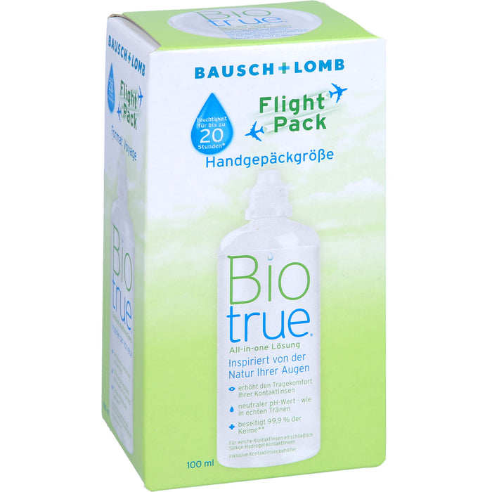 Biotrue Flight Pack All-in-one Kontaktlinsenlösung, 100 ml Solution