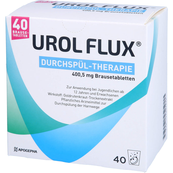 UROL FLUX Durchspül-Therapie 400,5 mg Brausetabletten, 40 pcs. Effervescent tablets