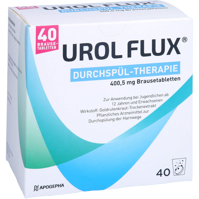UROL FLUX Durchspül-Therapie 400,5 mg Brausetabletten, 40 pcs. Effervescent tablets