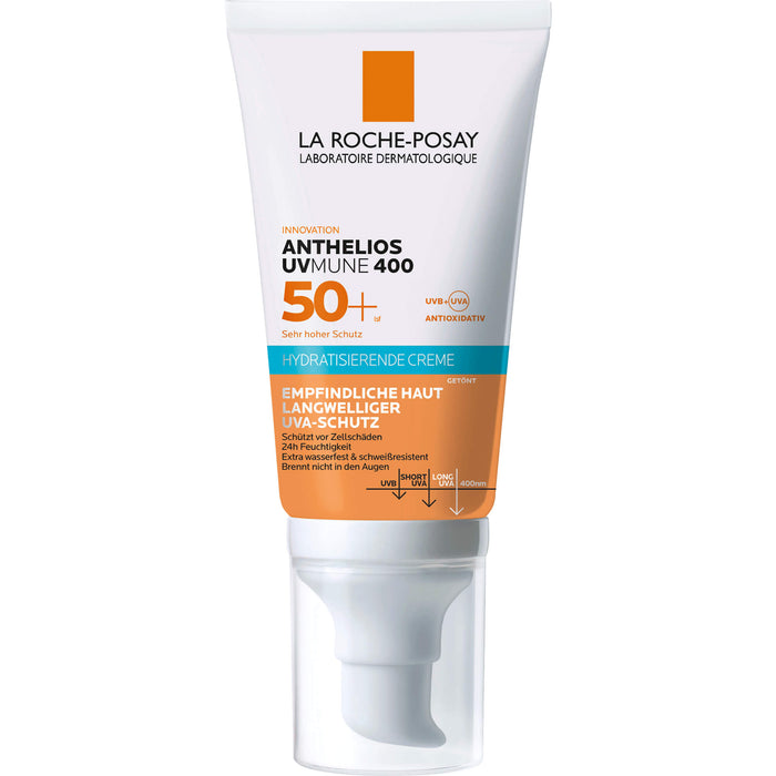 La Roche-Posay Anthelios hydratisierende getönte BB-Creme UVMune 400 LSF 50+ für empfindliche Haut, 50 ml Crème