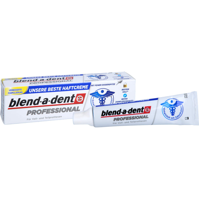 Blend-a-dent Professional Haftcreme für Voll- und Teilprothesenträger, 40 g Cream