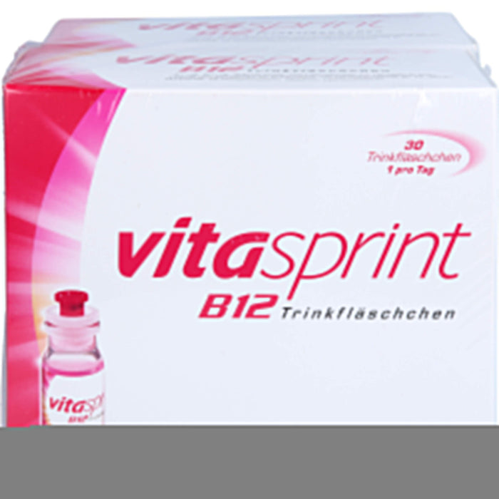 Vitasprint B12 Trinkfläschchen mit Vitamin B12 für mehr Energie, 60 St. Trinkfläschchen