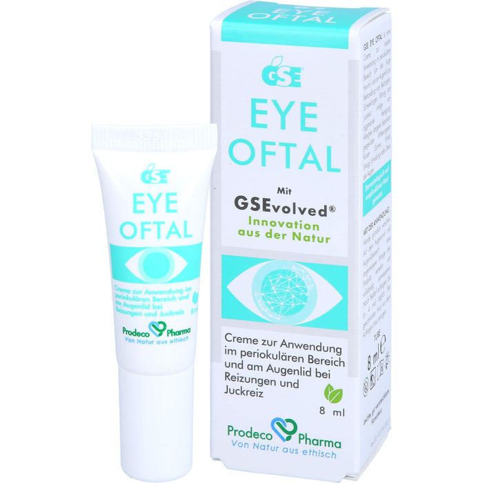 GSE Eye Oftal Creme bei Reizungen und Juckreiz am Augenlid, 8 ml Creme
