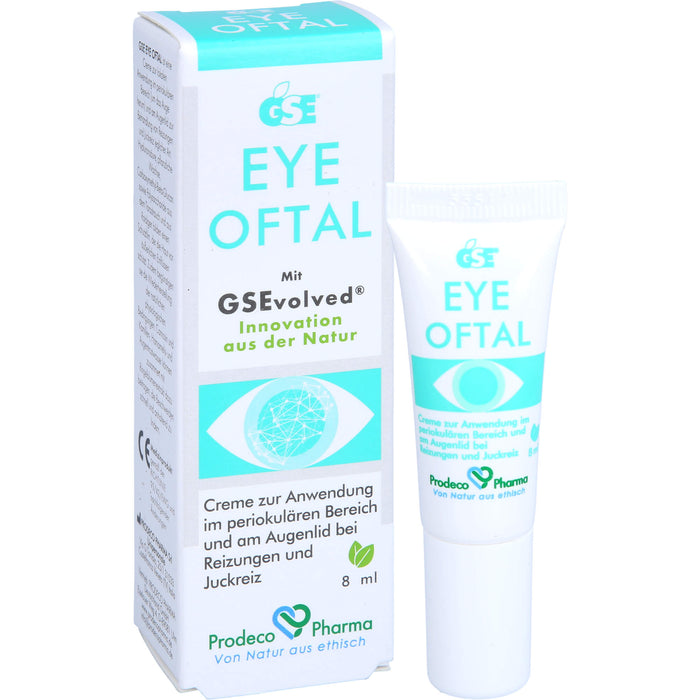 GSE Eye Oftal Creme bei Reizungen und Juckreiz am Augenlid, 8 ml Creme