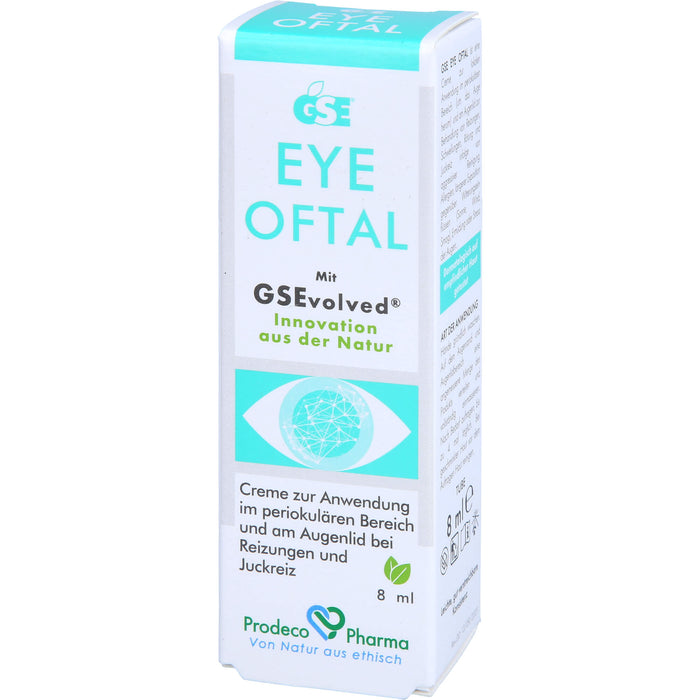 GSE Eye Oftal Creme bei Reizungen und Juckreiz am Augenlid, 8 ml Creme