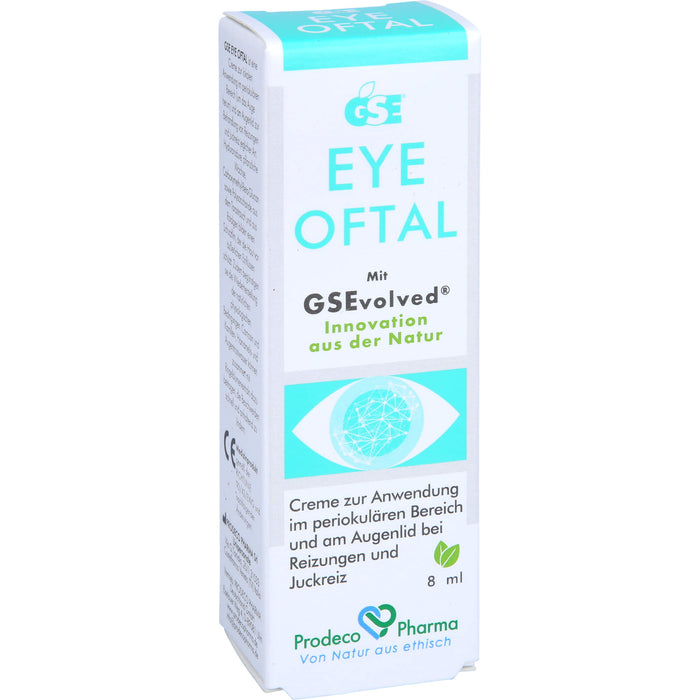 GSE Eye Oftal Creme bei Reizungen und Juckreiz am Augenlid, 8 ml Creme
