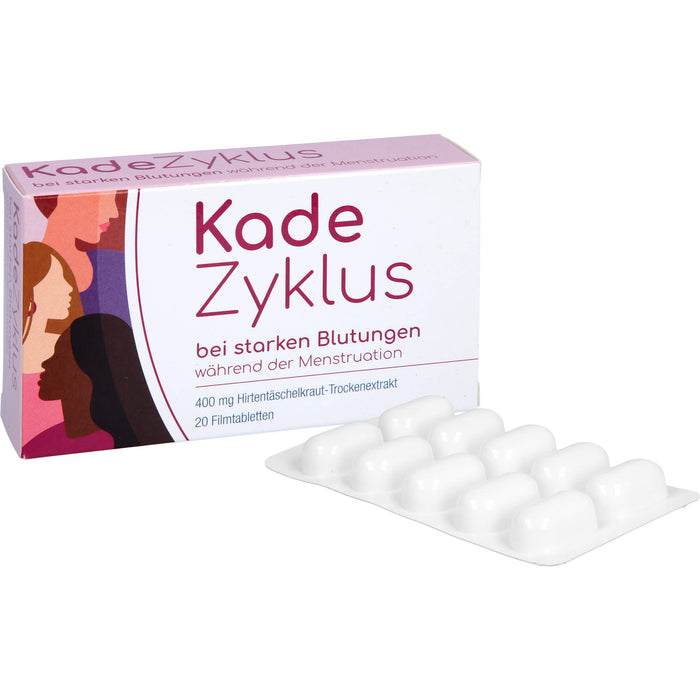KadeZyklus bei starken Blutungen während der Menstruation 400 mg Filmtabletten, 20 pcs. Tablets