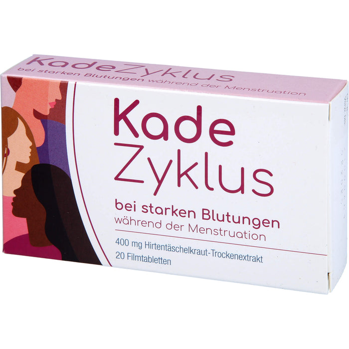 KadeZyklus bei starken Blutungen während der Menstruation 400 mg Filmtabletten, 20 pcs. Tablets
