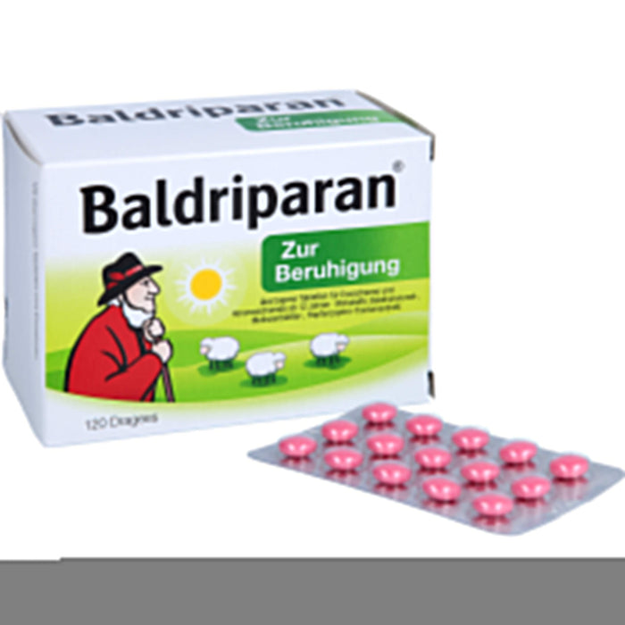 Baldriparan Dragees zur Beruhigung, 120 pc Dragées