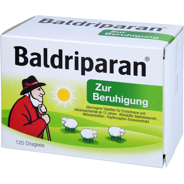 Baldriparan Dragees zur Beruhigung, 120 pcs. Dragées