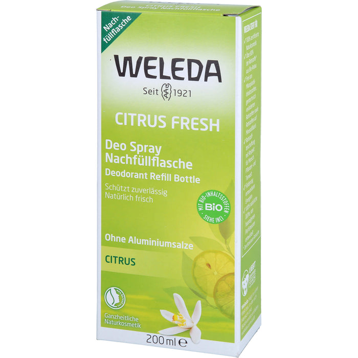 WELEDA Citrus Fresh Deo Spray Nachfüllflasche, 200 ml Solution