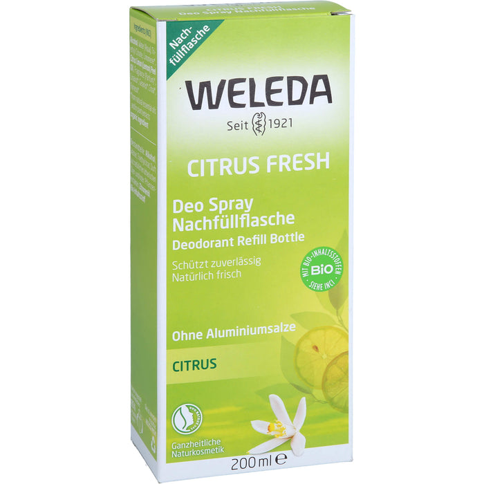 WELEDA Citrus Fresh Deo Spray Nachfüllflasche, 200 ml Solution