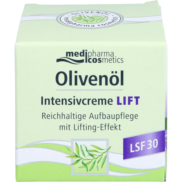 Medipharma Cosmetics Olivenöl Intensivcreme Lift LSF 30, 50 ml Creme