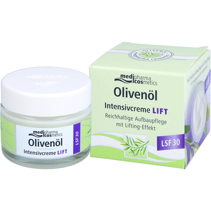 Medipharma Cosmetics Olivenöl Intensivcreme Lift LSF 30, 50 ml Crème
