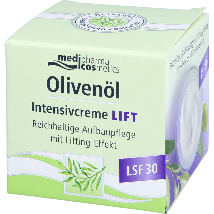 Medipharma Cosmetics Olivenöl Intensivcreme Lift LSF 30, 50 ml Crème