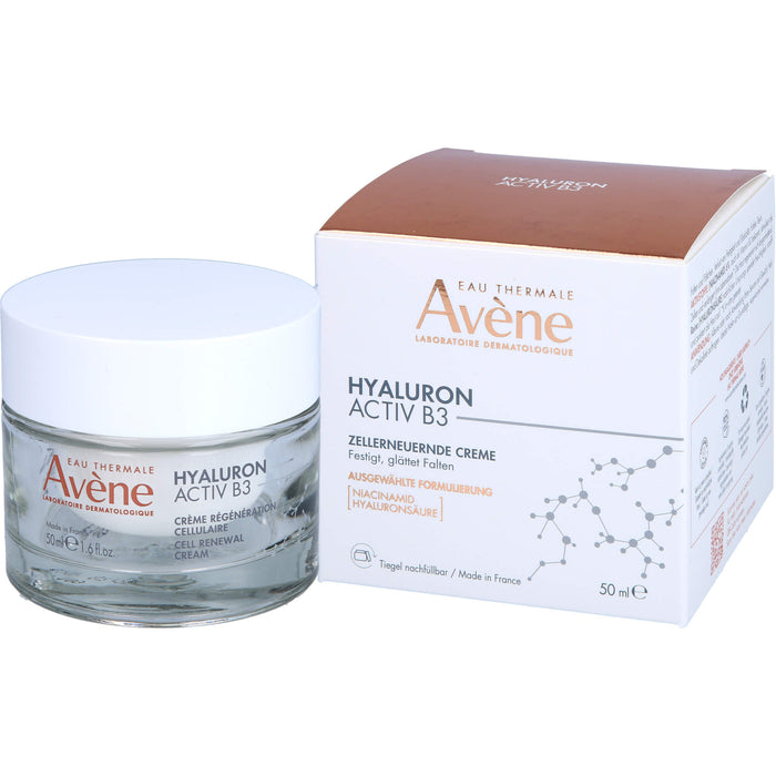 Avène Hyaluron Activ B3 zellerneuernde Creme mit Niacinamid, 50 ml Cream