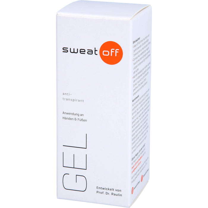 Sweat-Off Antitranspirant Gel für schweißfreie Hände und Füße, 30 ml Gel