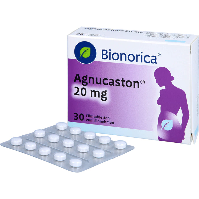 Bionorica Agnucaston 20 mg Filmtabletten beim prämenstruellen Syndrom, 30 pcs. Tablets
