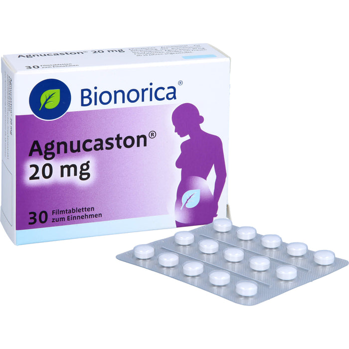 Bionorica Agnucaston 20 mg Filmtabletten beim prämenstruellen Syndrom, 30 pc Tablettes