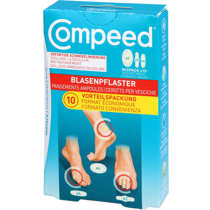 Compeed Blasenpflaster Mixpack, 10 pcs. Patch