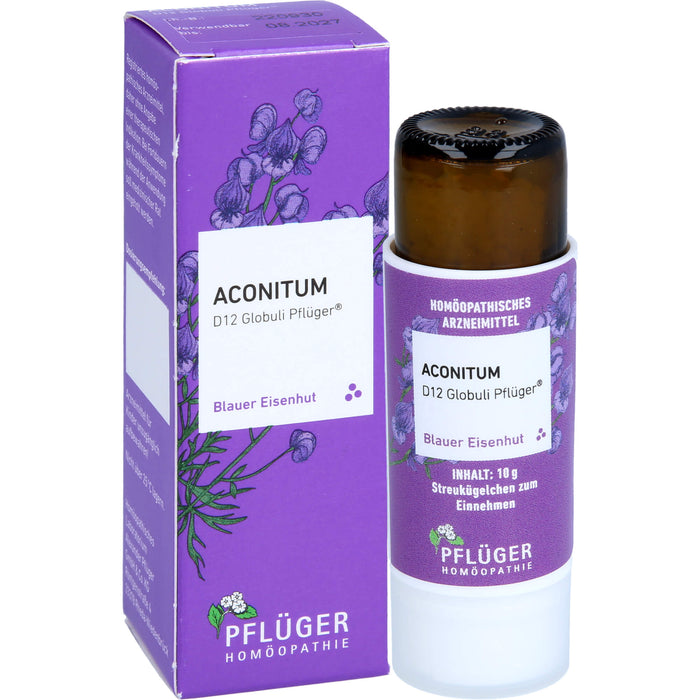 Pflüger Aconitum D12 Globuli Dosierspender, 10 g Globules