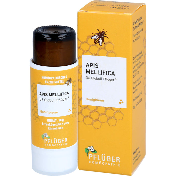 Pflüger Apis mellifica D6 Globuli im Dosierspender, 10 g Globules