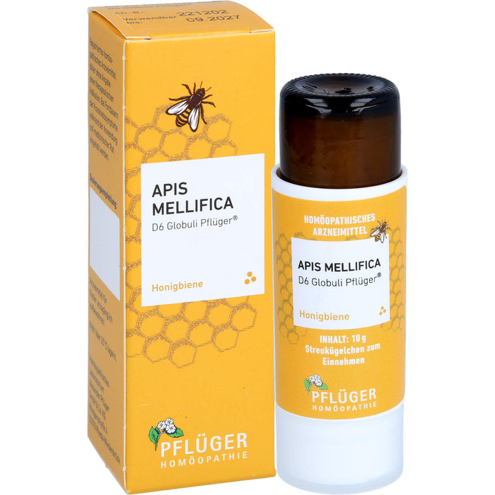 Pflüger Apis mellifica D6 Globuli im Dosierspender, 10 g Globules