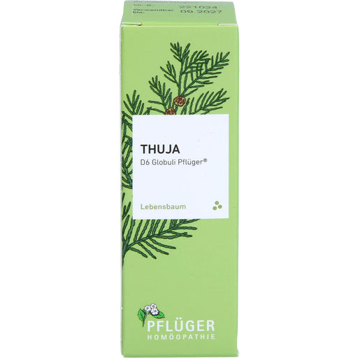 Pflüger Thuja D6 Globuli Dosierspender, 10 g Globuli