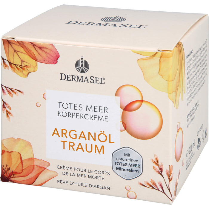 DERMASEL Totes Meer Arganöl Traum Körpercreme, 200 ml Creme