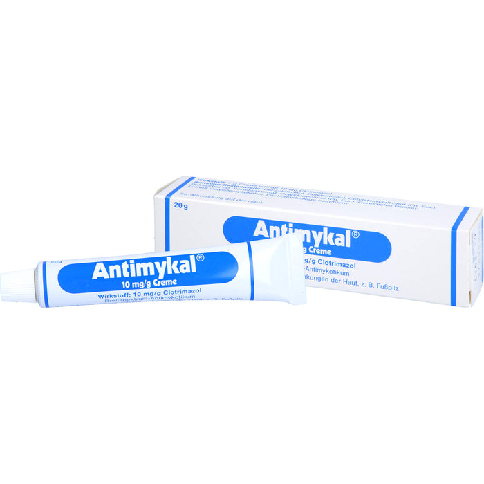 Antimykal 10 mg / g Creme zur Bekämpfung von Fußpilz, 20 g Creme