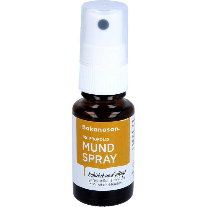 Bakanasan Bio Propolis Mundspray schützt und pflegt gereizte Schleimhäute, 15 ml Solution