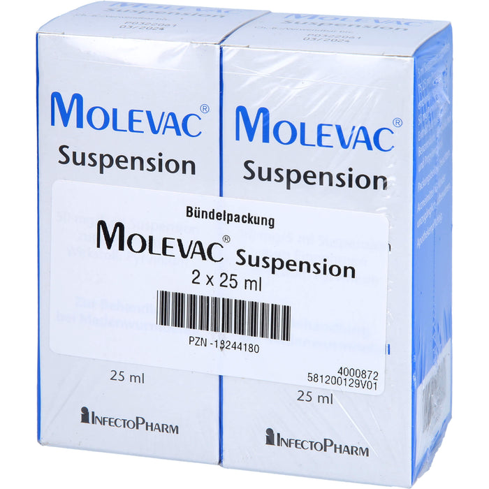 Molevac Suspension bei Madenwurmbefall, 50 ml Solution