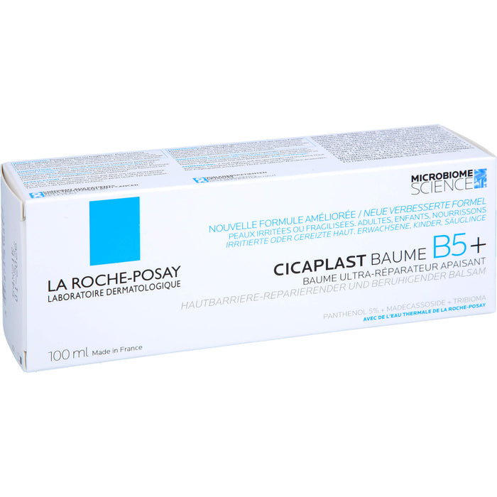 La Roche-Posay Cicaplast Baume B5+ Hautbarriere-reparierender und beruhigender Balsam, 100 ml Crème