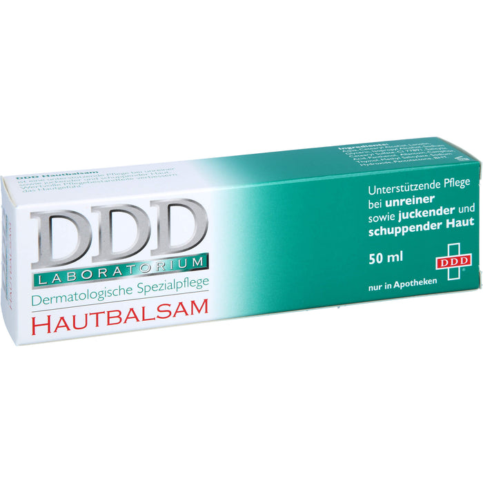 DDD Hautbalsam bei unreiner, juckender und schuppender Haut, 50 ml Balsam