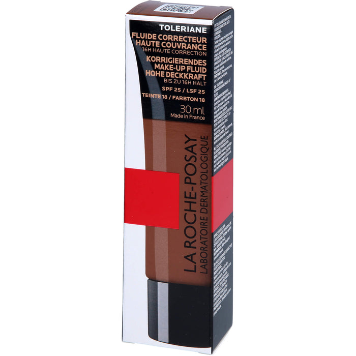 La Roche-Posay Toleriane korrigierendes Make-up Fluid Nr. 18 für empfindliche und unreine Haut, 30 ml Crème