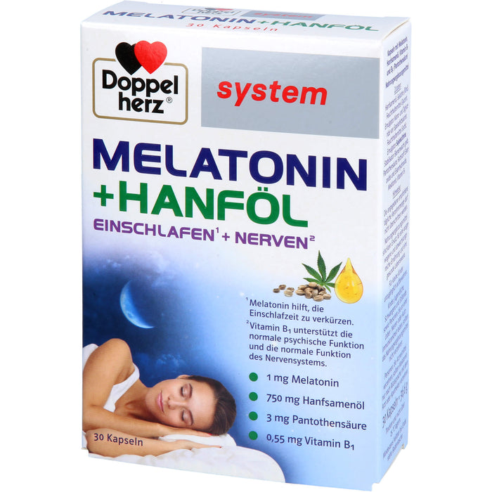 Doppelherz aktiv Melatonin Spray mit Minzgeschmack, 30 ml Lösung