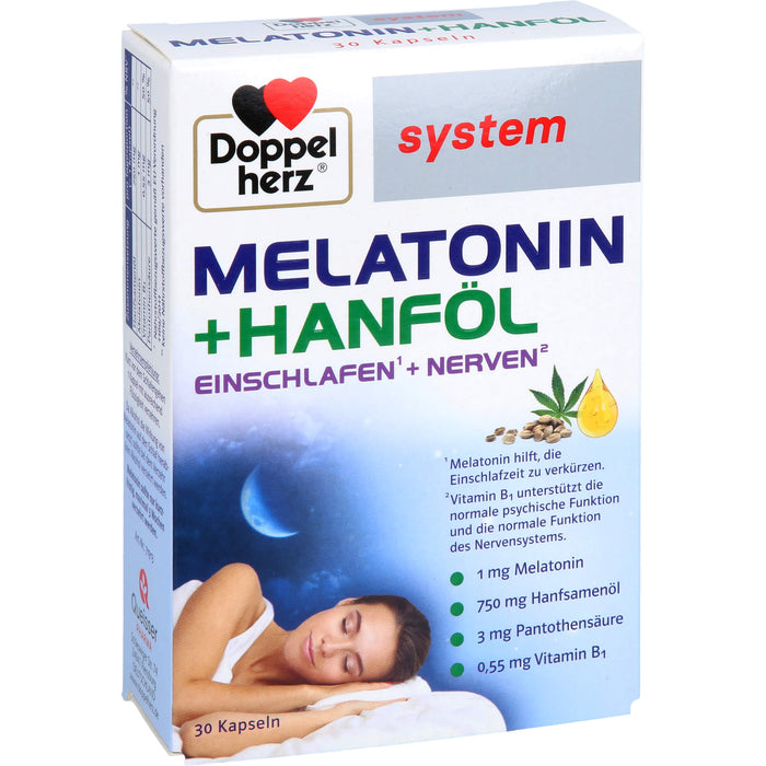 Doppelherz aktiv Melatonin Spray mit Minzgeschmack, 30 ml Lösung