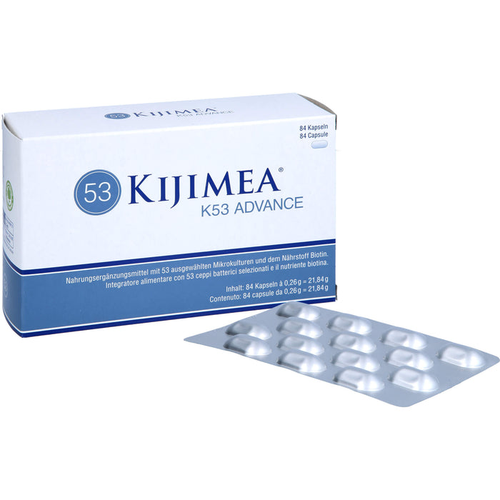KIJIMEA K53 Advance Kapseln zur Erhaltung normaler Schleimhäute, 84 pcs. Capsules