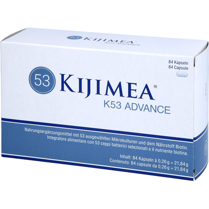 KIJIMEA K53 Advance Kapseln zur Erhaltung normaler Schleimhäute, 84 pcs. Capsules