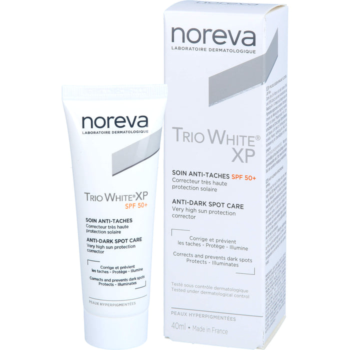 Noreva Trio White XP Tagespflege LSF 50+ Creme zur Reduzierung von Pigmentflecken, 40 ml Cream