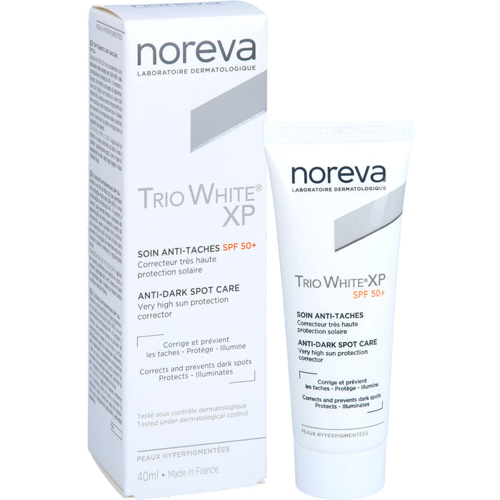 Noreva Trio White XP Tagespflege LSF 50+ Creme zur Reduzierung von Pigmentflecken, 40 ml Cream