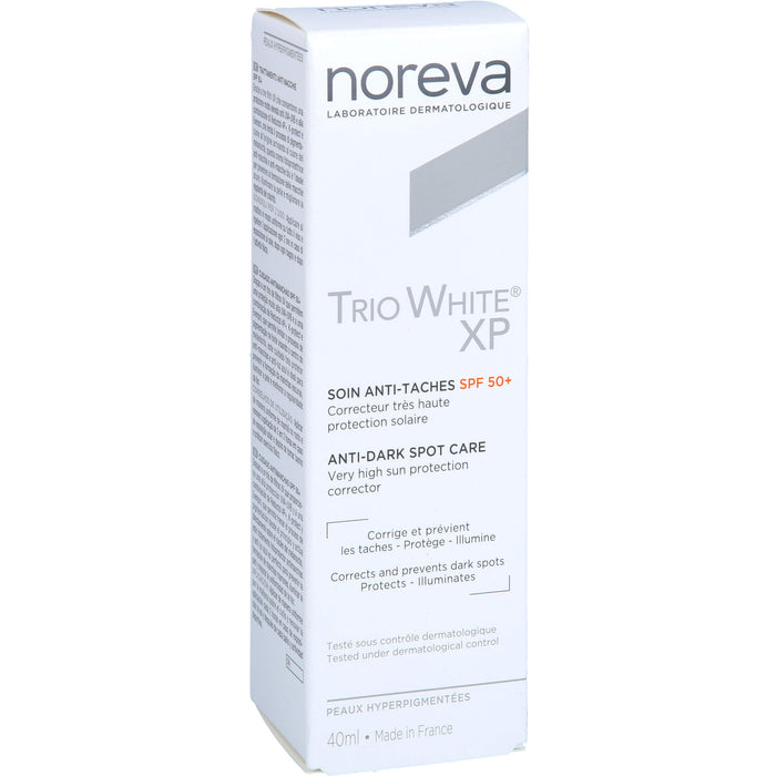 Noreva Trio White XP Tagespflege LSF 50+ Creme zur Reduzierung von Pigmentflecken, 40 ml Cream