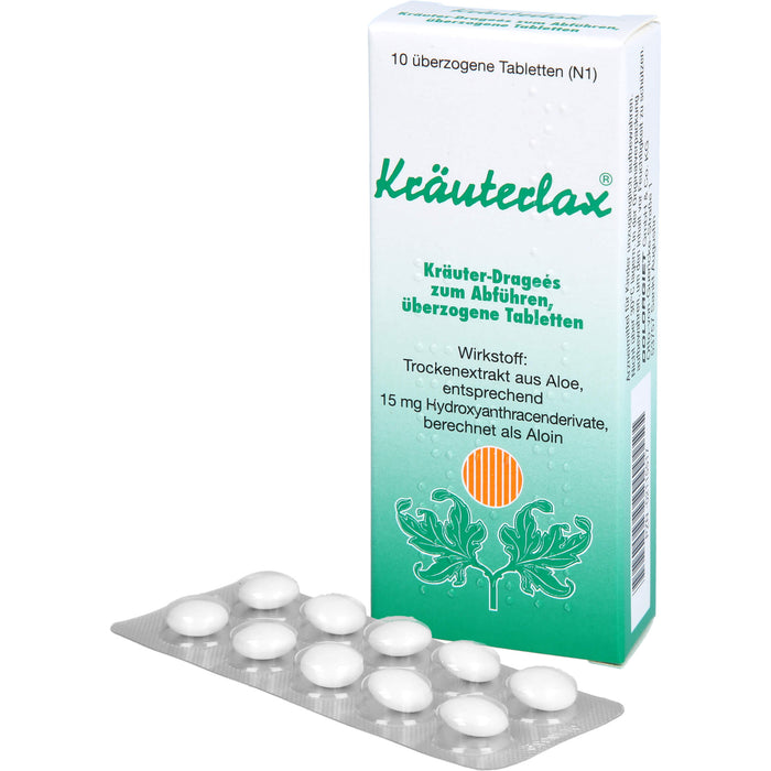Kräuterlax Kräuter-Dragées zum Abführen, 10 pcs. Tablets