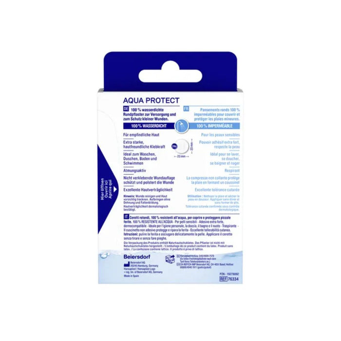 Hansaplast Aqua Protect Rundpflaster 100% wasserdicht, 24 pc Pansement